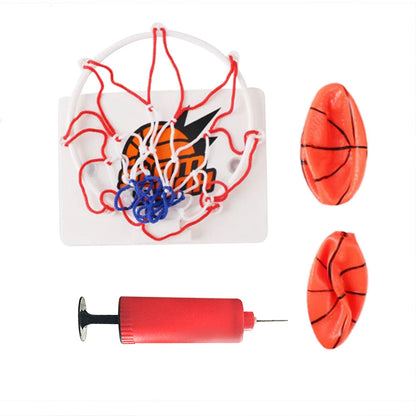 Mini Basketball Hoop Kit Indoor No Punch Wall Mounted Basketball Backboard Home Sports Basket Ball Hoops for Kids Funny Game Toy