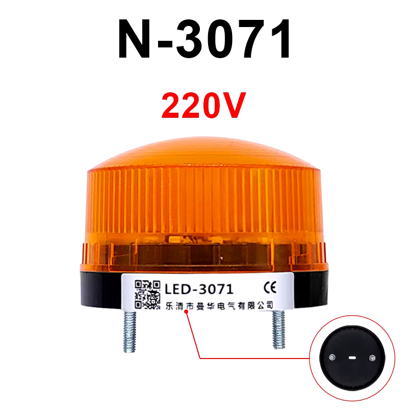 Strobe Signal Warning Light TB35 N-3071 12V 24V 220V Indicator Light LED Lamp Small Flashing Light Security Alarm IP44 LTE-5061