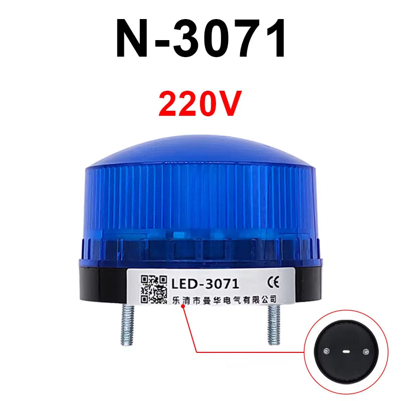 Strobe Signal Warning Light TB35 N-3071 12V 24V 220V Indicator Light LED Lamp Small Flashing Light Security Alarm IP44 LTE-5061