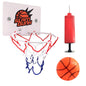 Mini Basketball Hoop Kit Indoor No Punch Wall Mounted Basketball Backboard Home Sports Basket Ball Hoops for Kids Funny Game Toy