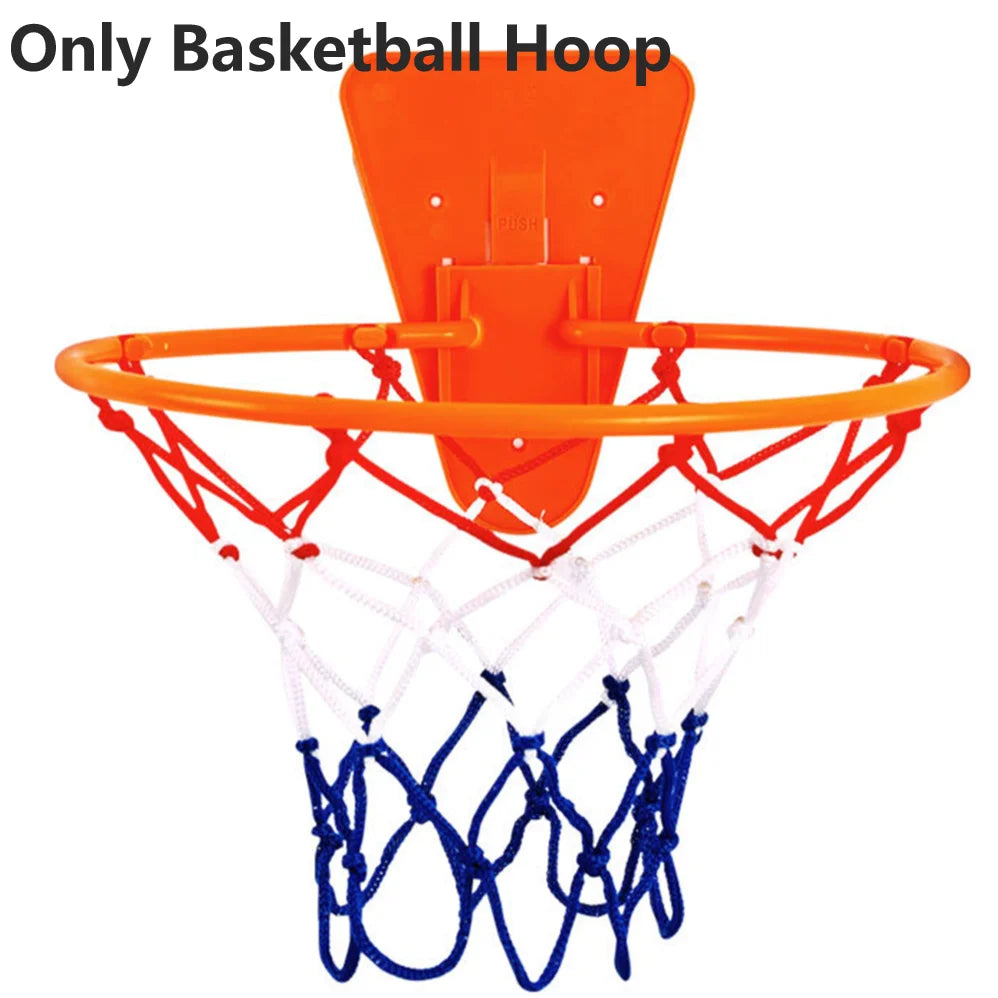 Indoor Children Game Kids Mini Home Exercise Basketball Hoop Set Wall Frame Stand Basket Hanging with 1 Ball 1 Inflatable Pump