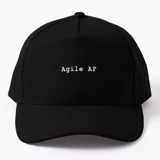 Witty Agile Af Scrum Project Management Funny Baseball Cap New Hat Luxury Brand Hats dad hat Hat Women Men'S