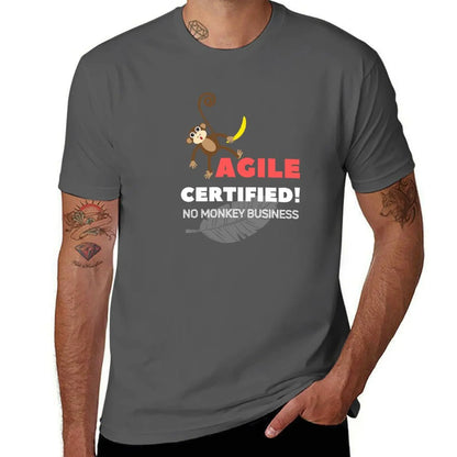 Agile Certified Project Managers T-Shirt Blouse summer tops animal prinfor boys cute clothes mens tall t shirts