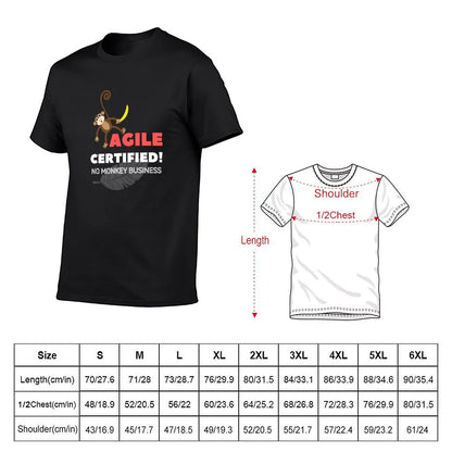 Agile Certified Project Managers T-Shirt Blouse summer tops animal prinfor boys cute clothes mens tall t shirts