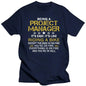 Crew Neck Short Funny Work Quotes Project Manager Compression T-shirts New Work Shirts For Men  Funny Print Top Tee Black Style